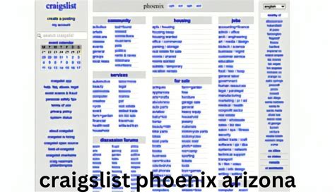 craigslist phoenix|craigslist phoenix my account.